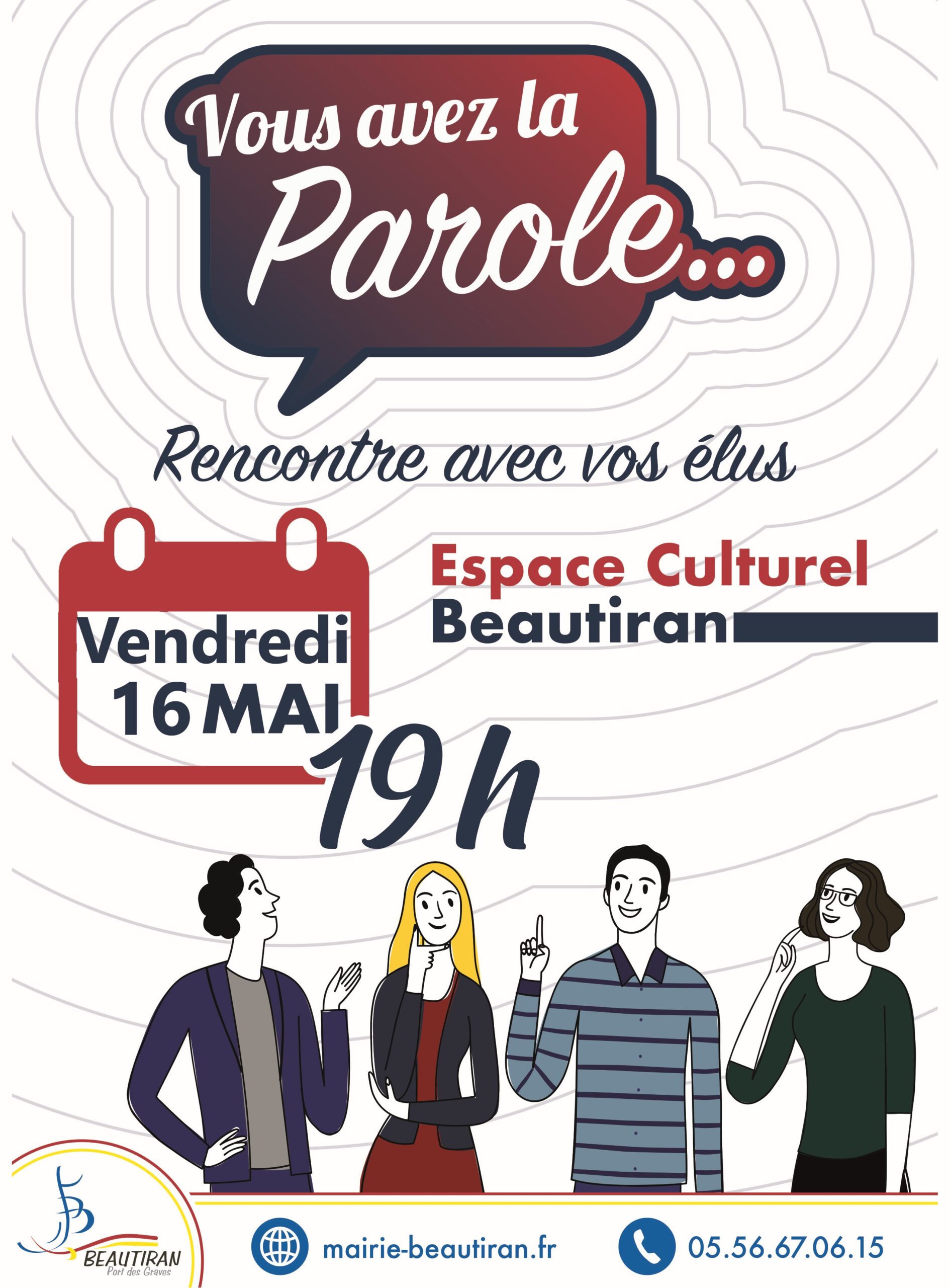 « Vous avez la parole… » : réunion publique le 16/05