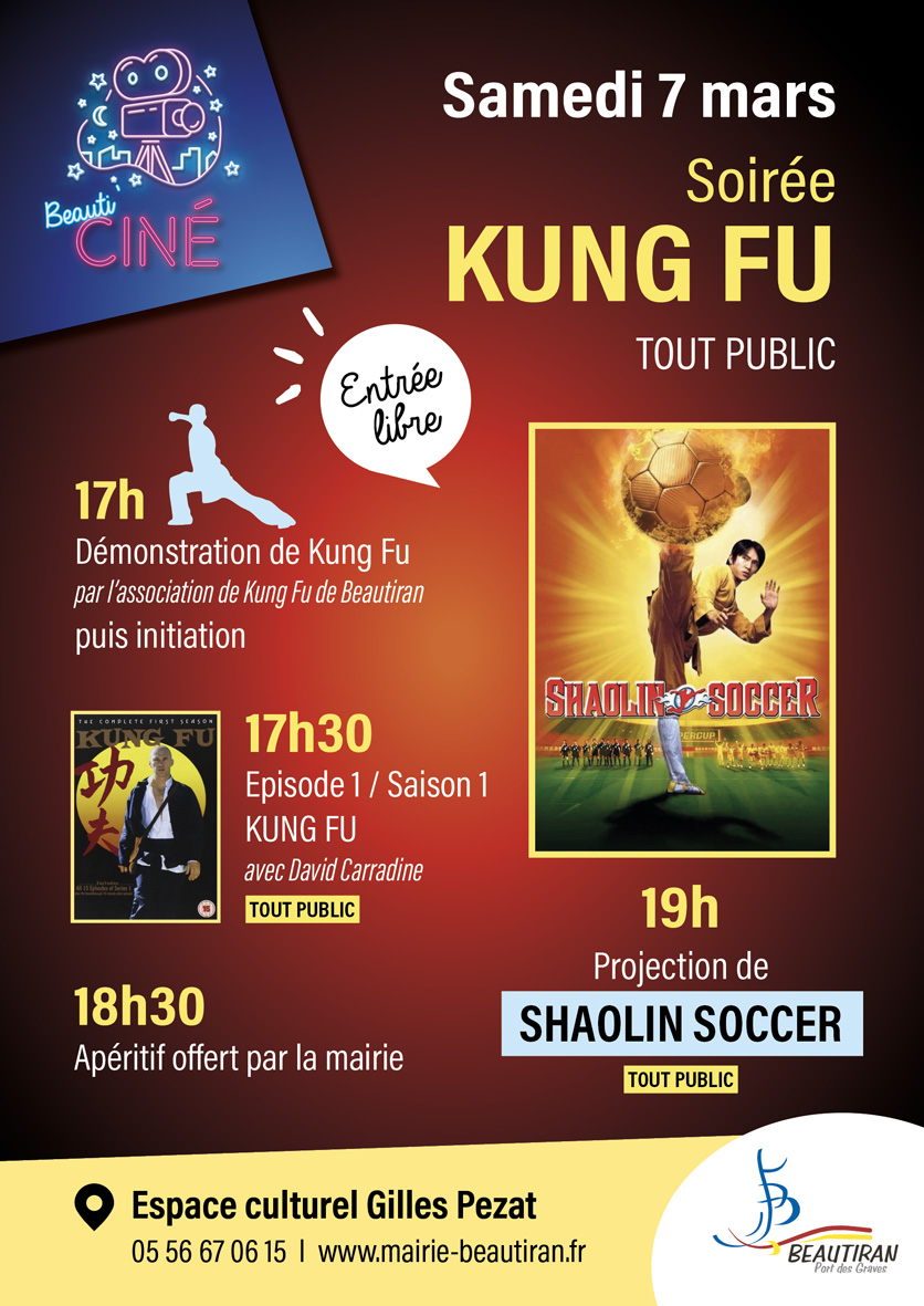 Beauti’Ciné : soirée Kung fu