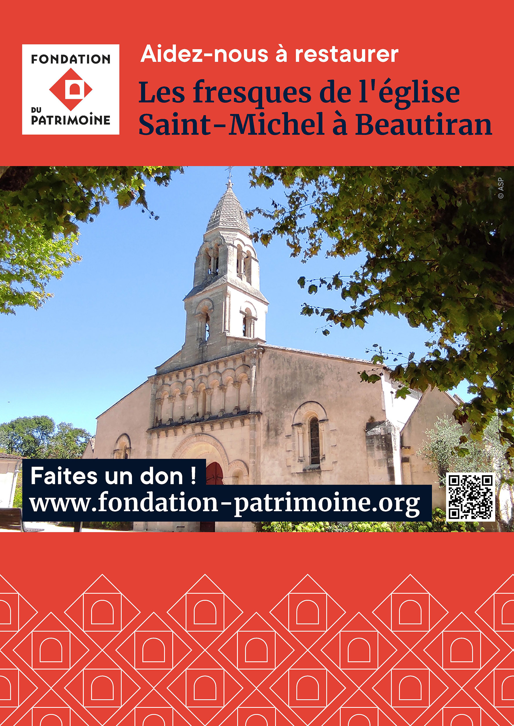 Lancement officiel de la collecte de dons pour la restauration des fresques samedi 19/09, à 11 h